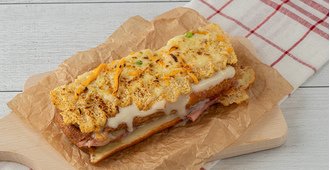 Croque-Monsieur rustique gratiné