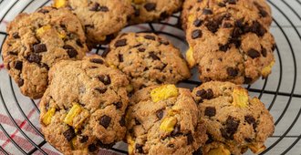 Cookies au chocolat et à la banane